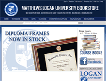 Tablet Screenshot of loganonlinebookstore.com